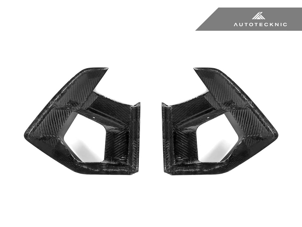 Kies-Motorsports AutoTecknic USA AutoTecknic Dry Carbon Front Bumper Air Vent Set - F97 X3M LCI | F98 X4M LCI