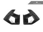 Kies-Motorsports AutoTecknic USA AutoTecknic Dry Carbon Front Bumper Air Vent Set - F97 X3M LCI | F98 X4M LCI