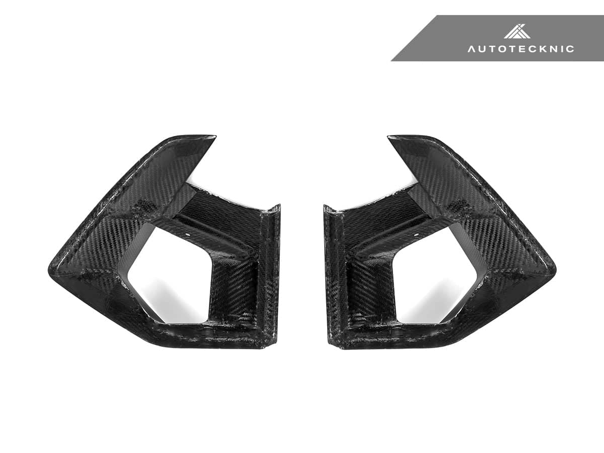 Kies-Motorsports AutoTecknic USA AutoTecknic Dry Carbon Front Bumper Air Vent Set - F97 X3M LCI | F98 X4M LCI