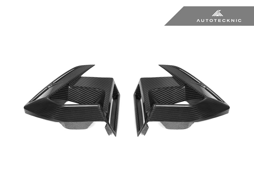 Kies-Motorsports AutoTecknic USA AutoTecknic Dry Carbon Front Bumper Air Vent Set - F97 X3M LCI | F98 X4M LCI