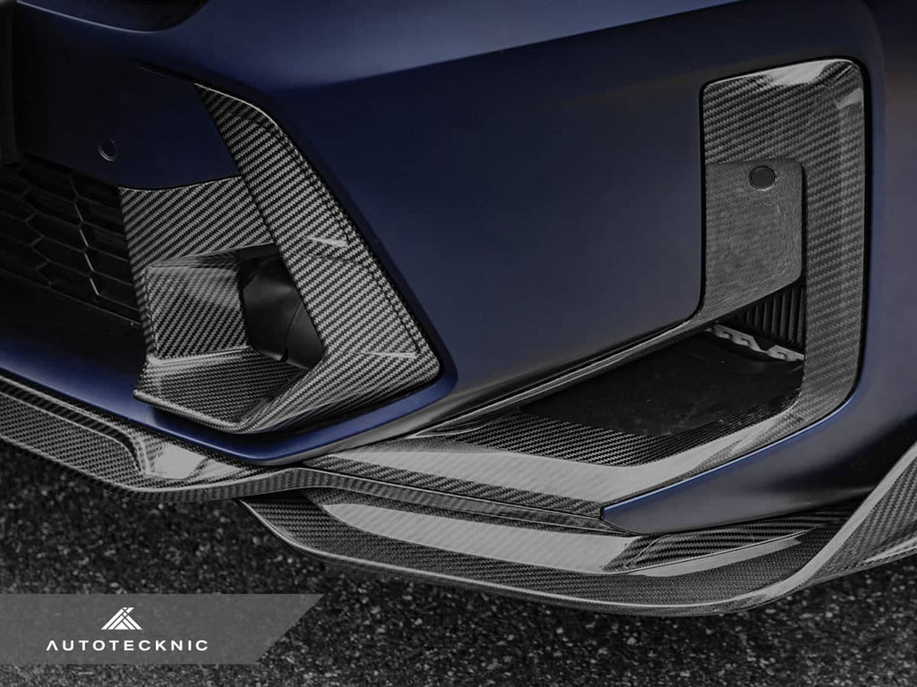 Kies-Motorsports AutoTecknic USA AutoTecknic Dry Carbon Front Bumper Air Vent Set - F97 X3M LCI | F98 X4M LCI