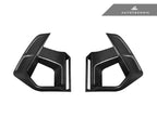 Kies-Motorsports AutoTecknic USA AutoTecknic Dry Carbon Front Bumper Air Vent Set - F97 X3M LCI | F98 X4M LCI