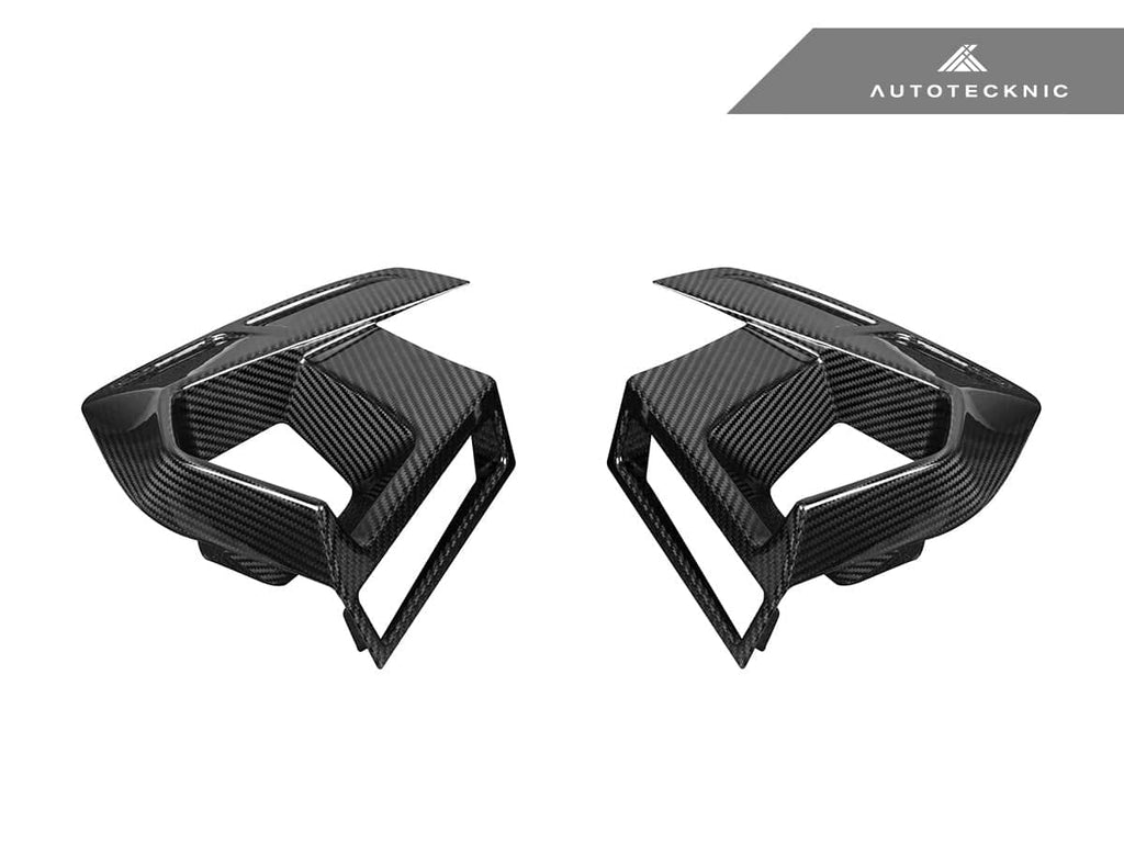 Kies-Motorsports AutoTecknic USA AutoTecknic Dry Carbon Front Bumper Air Vent Set - F97 X3M LCI | F98 X4M LCI