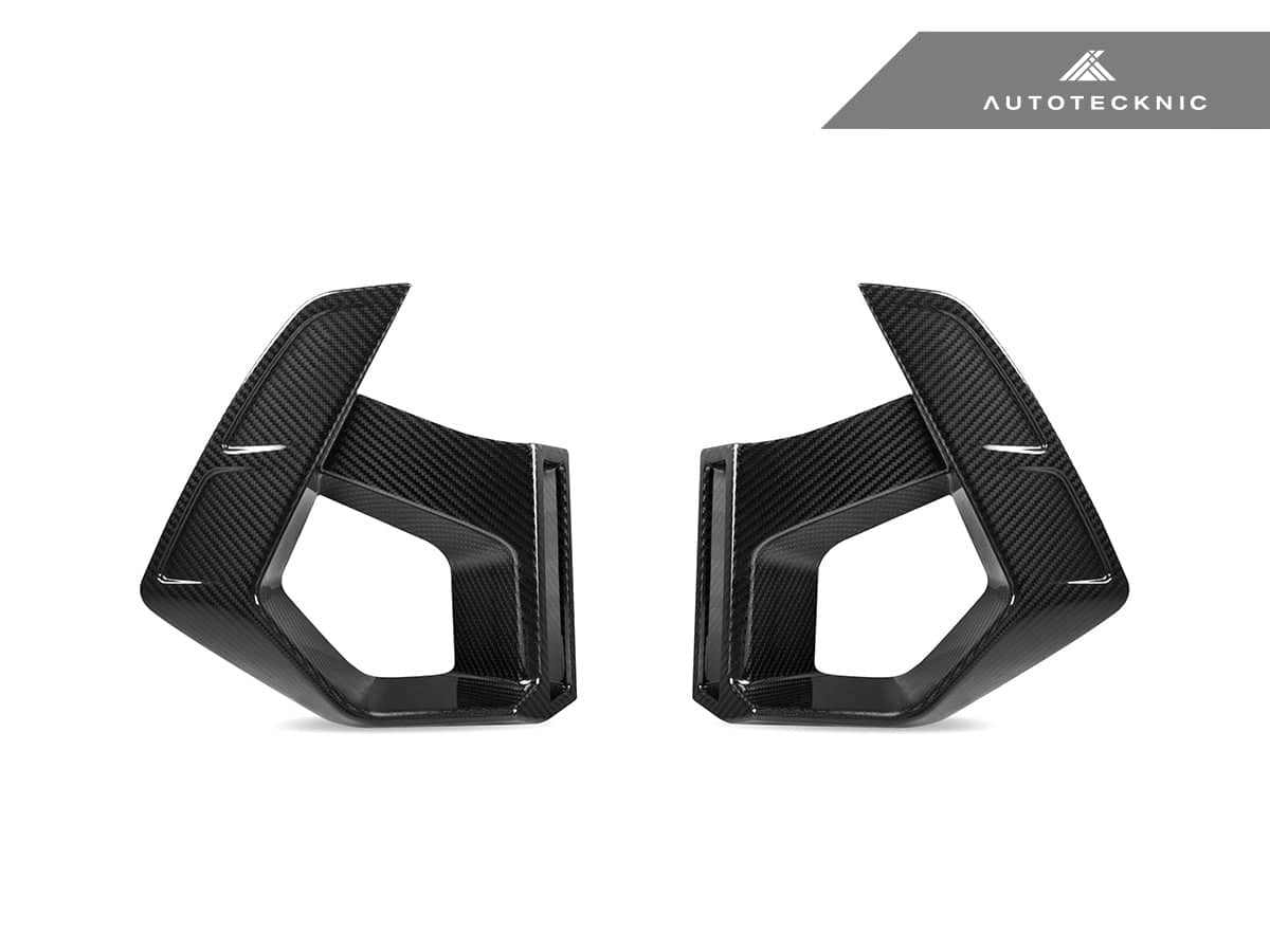 Kies-Motorsports AutoTecknic USA AutoTecknic Dry Carbon Front Bumper Air Vent Set - F97 X3M LCI | F98 X4M LCI Main image