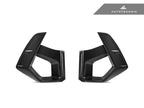 Kies-Motorsports AutoTecknic USA AutoTecknic Dry Carbon Front Bumper Air Vent Set - F97 X3M LCI | F98 X4M LCI