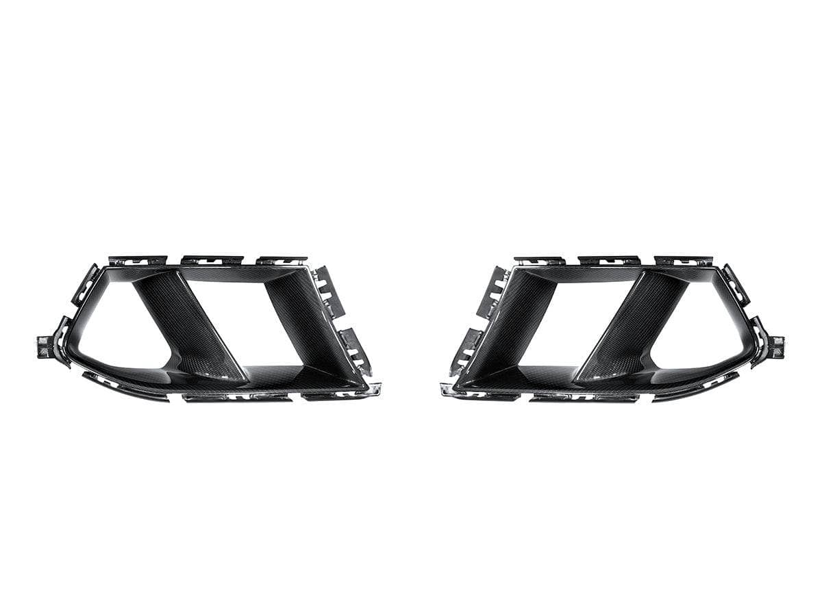 Kies-Motorsports AutoTecknic USA AutoTecknic Dry Carbon Front Bumper Lower Vent Set - BMW G80 M3 | G82/ G83 M4