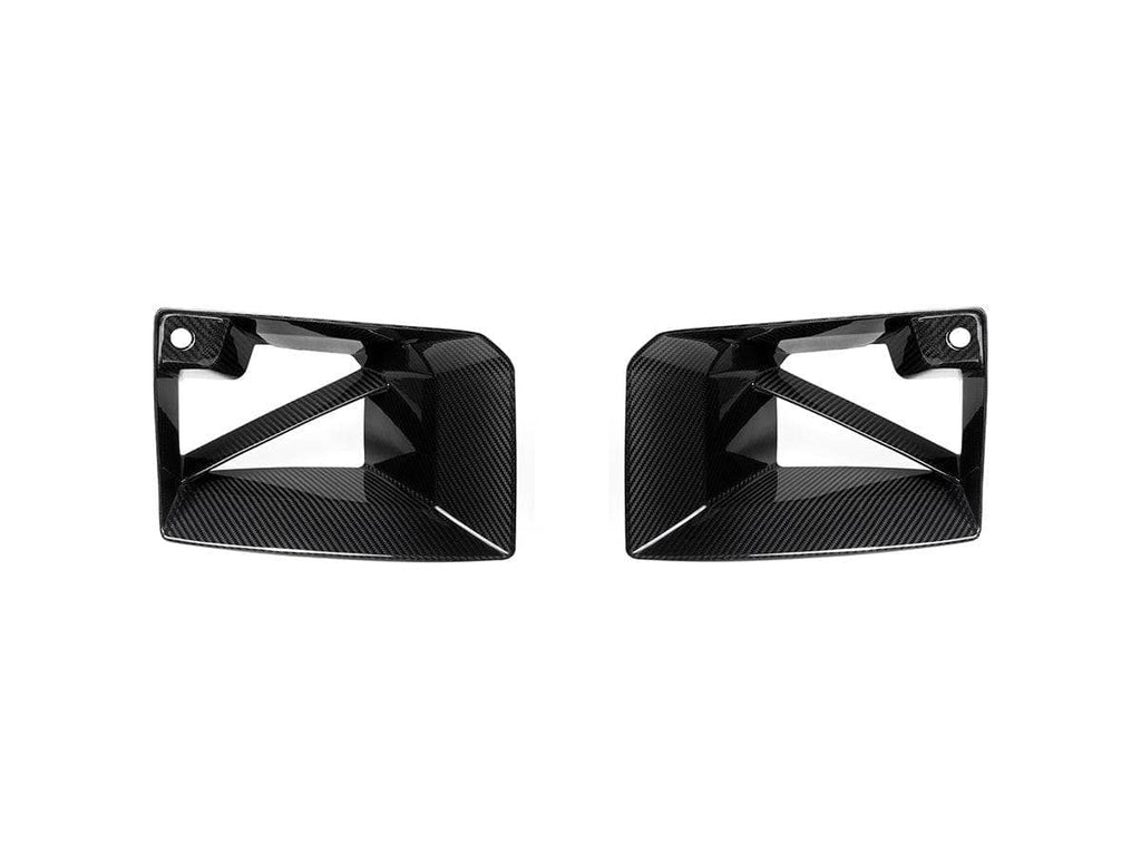 Kies-Motorsports AutoTecknic USA AutoTecknic Dry Carbon Front Bumper Lower Vent Set - BMW G87 M2 G87 M2