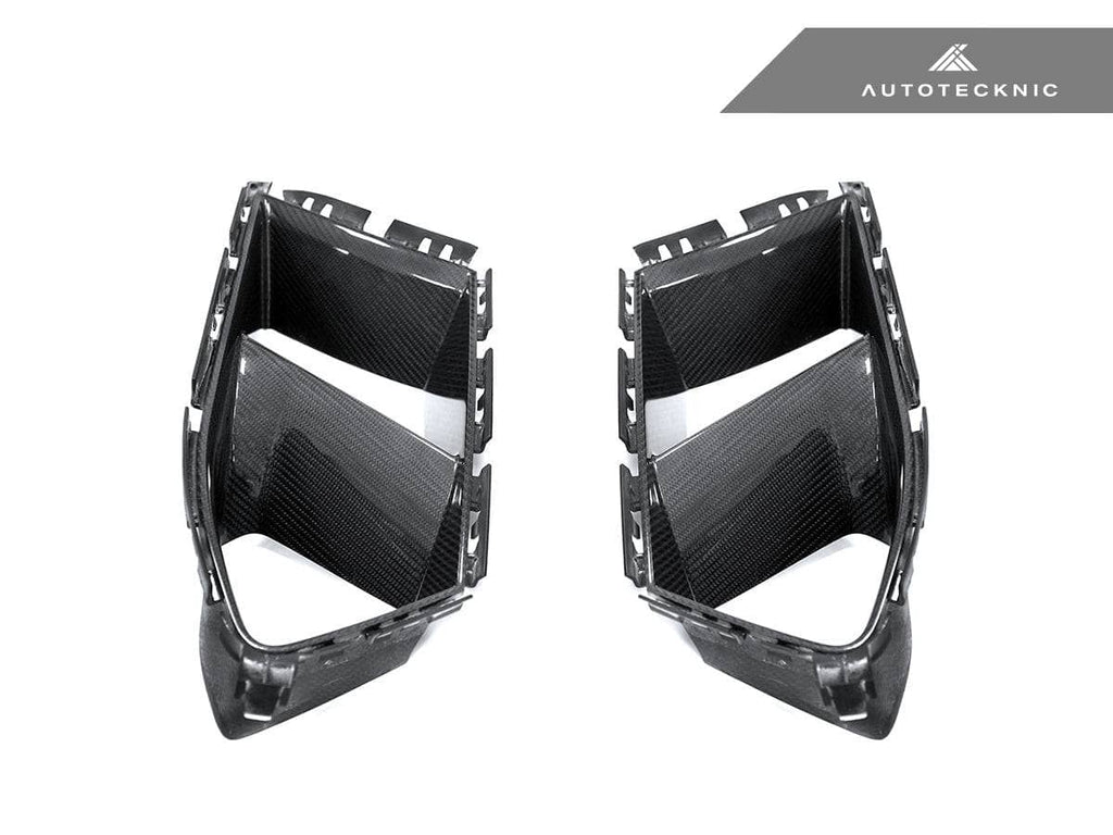 Kies-Motorsports AutoTecknic USA AutoTecknic Dry Carbon Front Bumper Lower Vent Set - G80 M3 | G82/ G83 M4