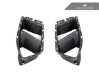 Kies-Motorsports AutoTecknic USA AutoTecknic Dry Carbon Front Bumper Lower Vent Set - G80 M3 | G82/ G83 M4