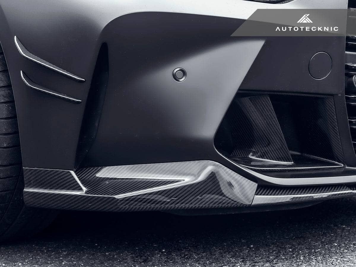 Kies-Motorsports AutoTecknic USA AutoTecknic Dry Carbon Front Bumper Lower Vent Set - G80 M3 | G82/ G83 M4