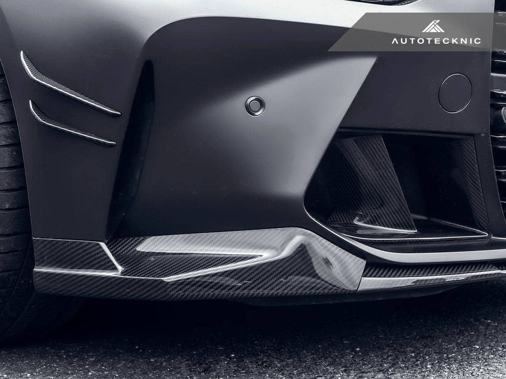 Kies-Motorsports AutoTecknic USA AutoTecknic Dry Carbon Front Bumper Lower Vent Set - G80 M3 | G82/ G83 M4