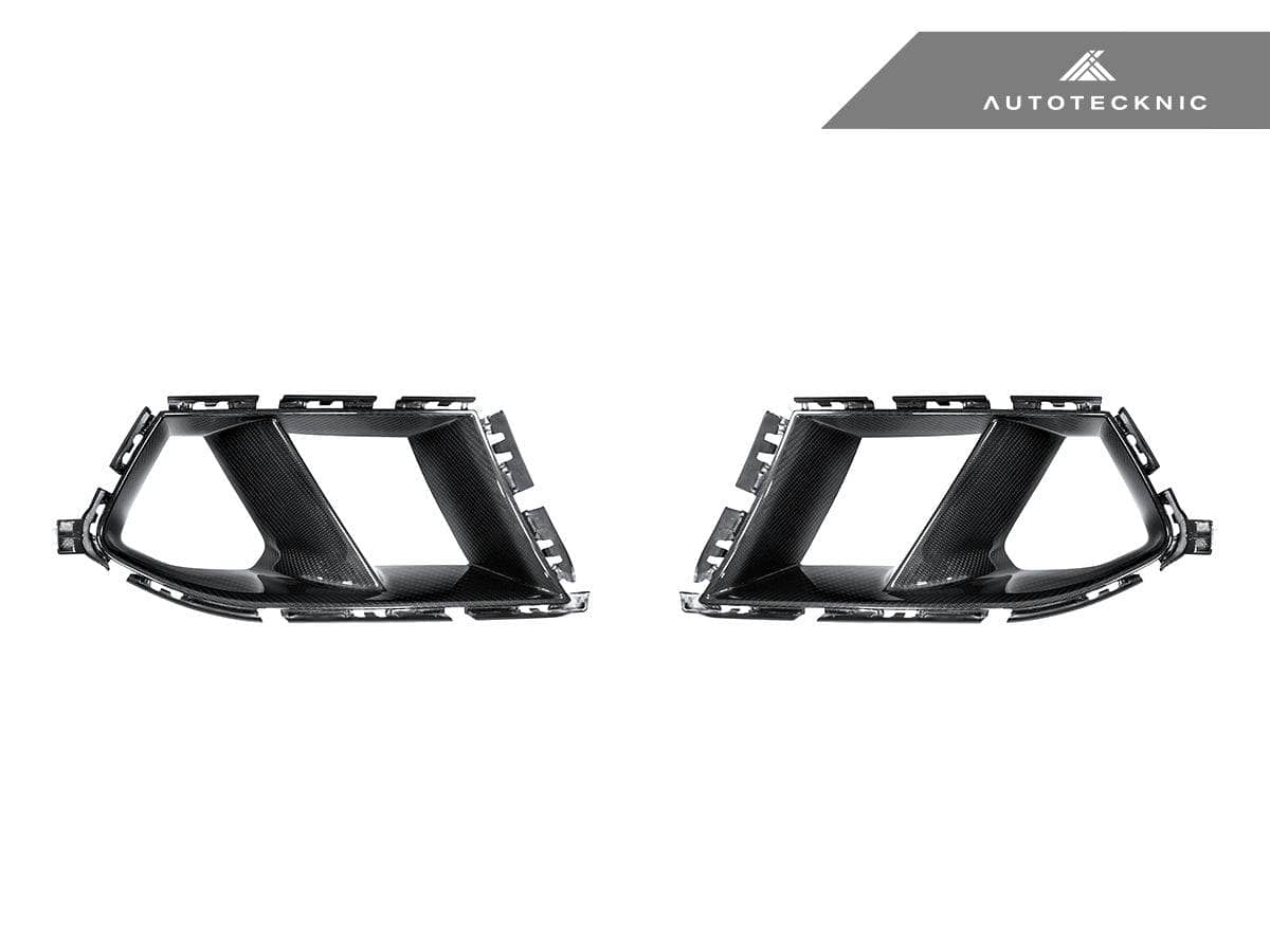 Kies-Motorsports AutoTecknic USA AutoTecknic Dry Carbon Front Bumper Lower Vent Set - G80 M3 | G82/ G83 M4