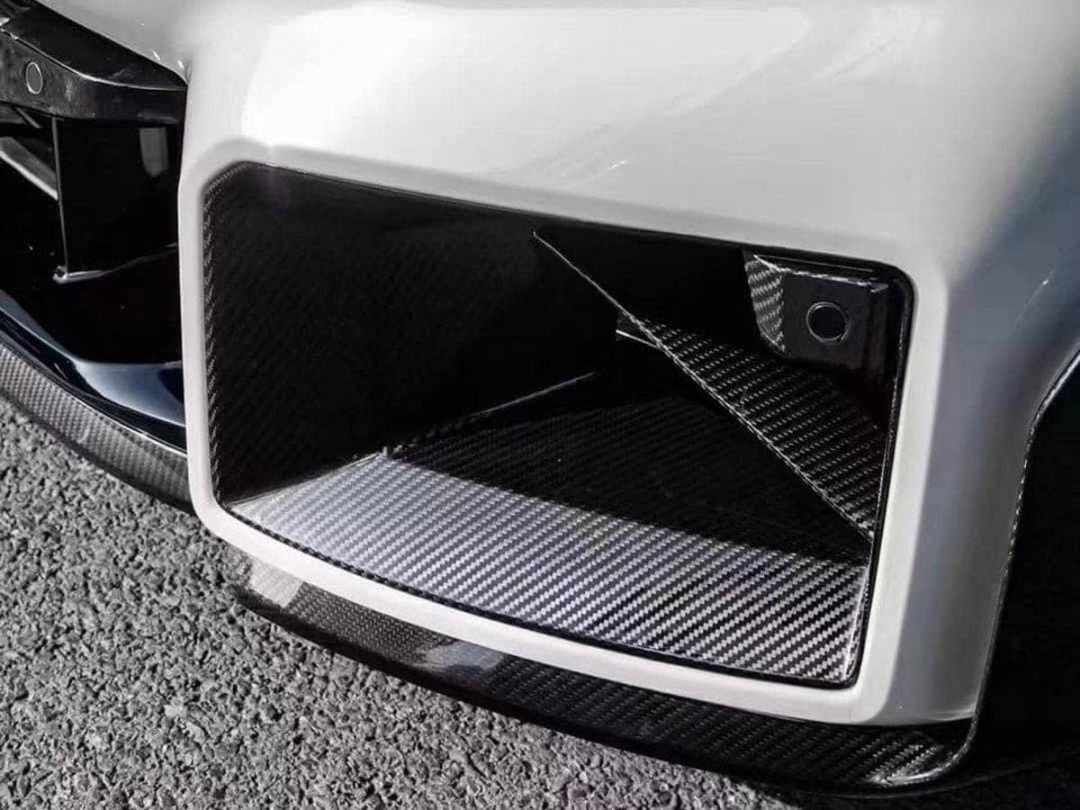 AutoTecknic Dry Carbon Front Bumper Lower Vent Set - BMW G87 M2 Secondary image