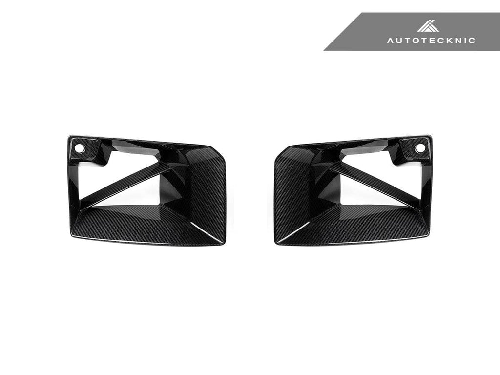 Kies-Motorsports AutoTecknic USA AutoTecknic Dry Carbon Front Bumper Lower Vent Set - G87 M2 G87 M2