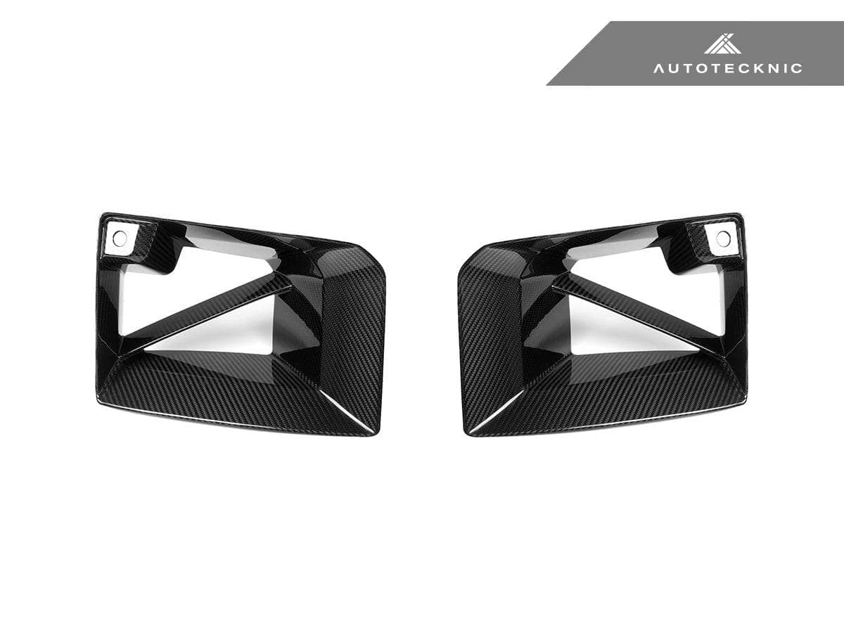 Kies-Motorsports AutoTecknic USA AutoTecknic Dry Carbon Front Bumper Lower Vent Set - G87 M2 G87 M2