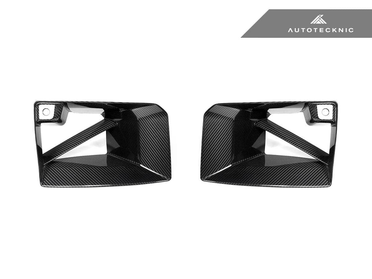 Kies-Motorsports AutoTecknic USA AutoTecknic Dry Carbon Front Bumper Lower Vent Set - G87 M2 G87 M2