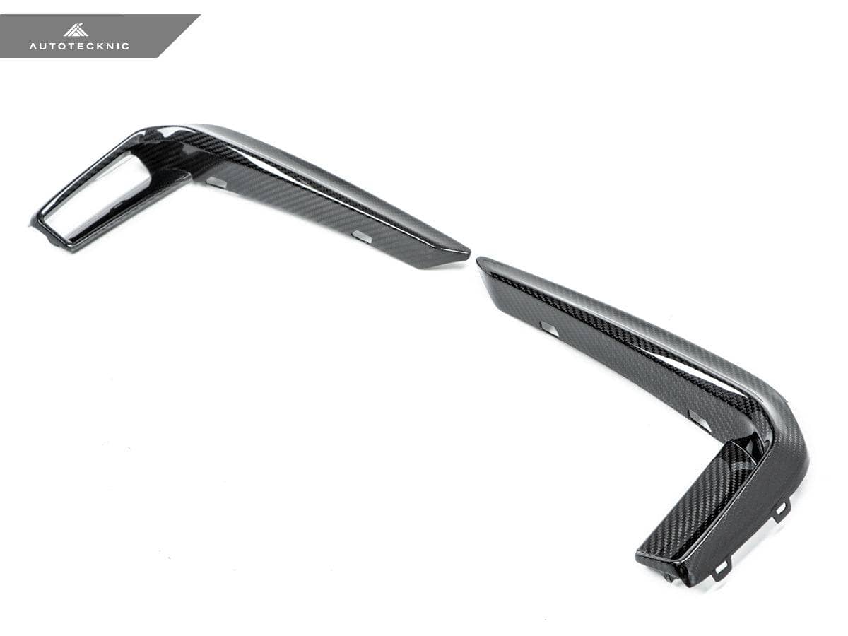 Kies-Motorsports AutoTecknic USA AutoTecknic Dry Carbon Front Bumper Trim - BMW G30 5-Series Pre-LCI M-Sport