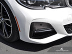 Kies-Motorsports AutoTecknic USA AutoTecknic Dry Carbon Front Bumper Trim - G20 330I M-Sport Pre-LCI