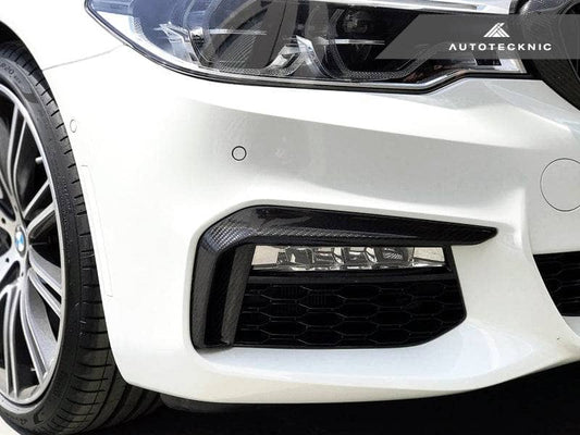 Kies-Motorsports AutoTecknic USA AutoTecknic Dry Carbon Front Bumper Trim - G30 5-Series M-Sport