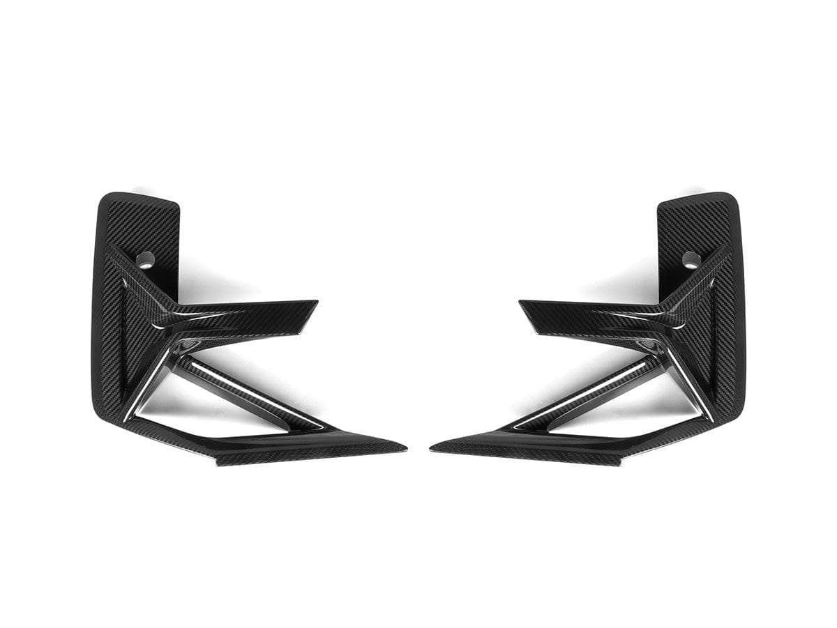Kies-Motorsports AutoTecknic USA AutoTecknic Dry Carbon Front Bumper Trim Set - BMW F97 X3M LCI | F98 X4M LCI