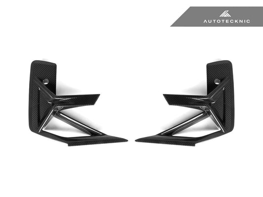 Kies-Motorsports AutoTecknic USA AutoTecknic Dry Carbon Front Bumper Trim Set - F97 X3M LCI | F98 X4M LCI