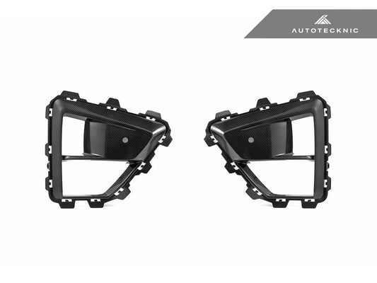 Kies-Motorsports AutoTecknic USA AutoTecknic Dry Carbon Front Bumper Vent Set - F95 X5M LCI | F96 X6M LCI