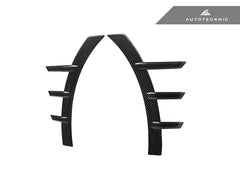 Kies-Motorsports AutoTecknic USA AutoTecknic Dry Carbon Front Fender Arch Trim Set - G87 M2