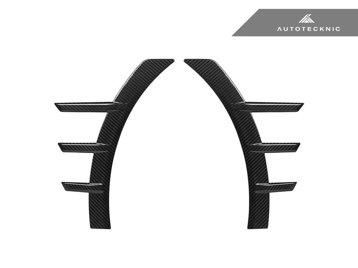Kies-Motorsports AutoTecknic USA AutoTecknic Dry Carbon Front Fender Arch Trim Set - G87 M2