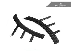 Kies-Motorsports AutoTecknic USA AutoTecknic Dry Carbon Front Fender Arch Trim Set - G87 M2
