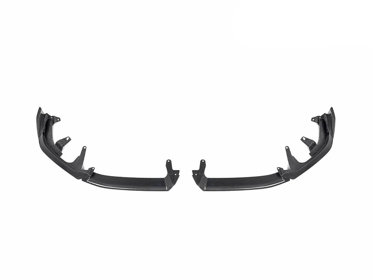 Kies-Motorsports AutoTecknic USA AutoTecknic Dry Carbon Front Lip Splitter Set - BMW G60 5-Series