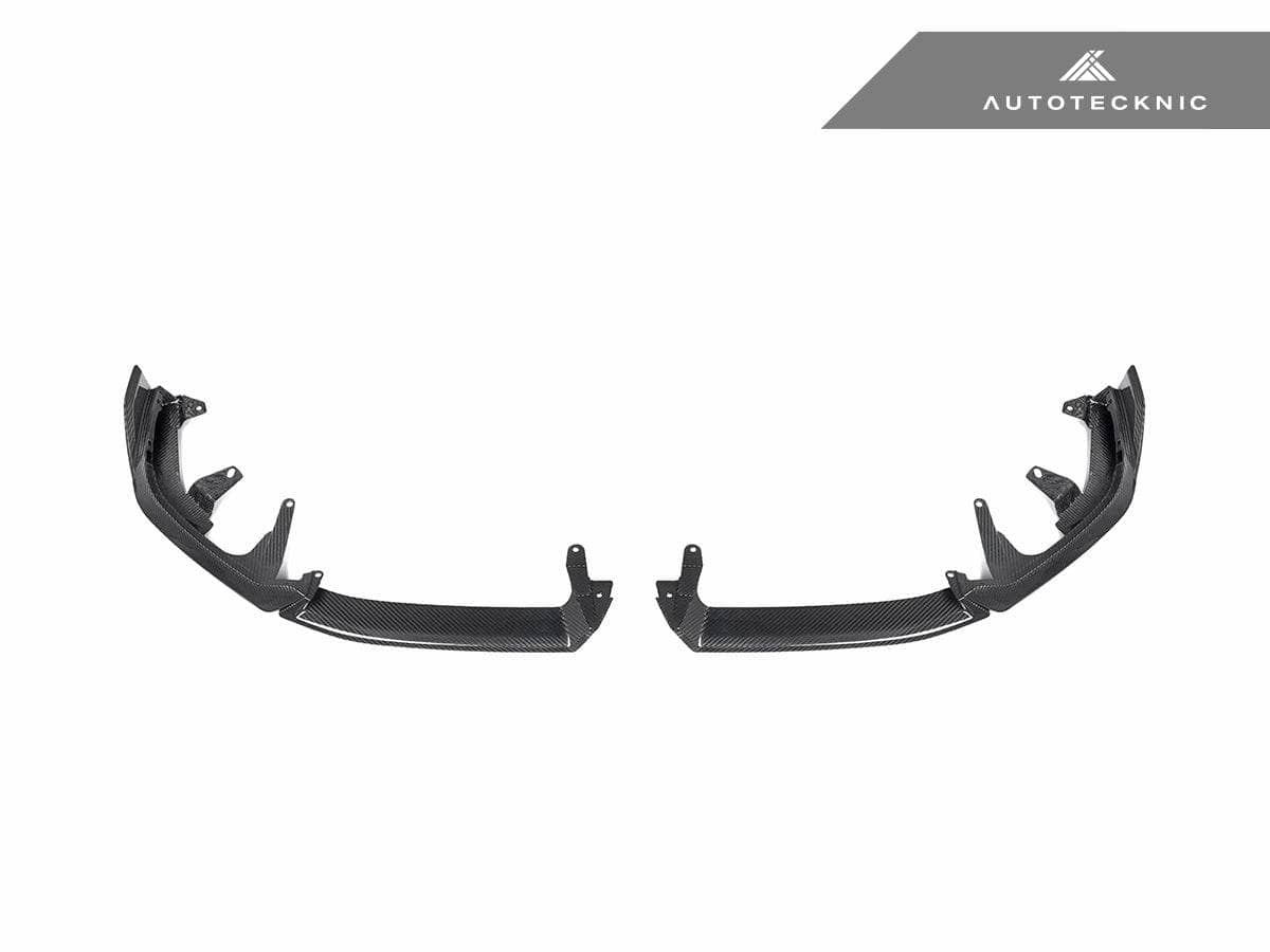 Kies-Motorsports AutoTecknic USA AutoTecknic Dry Carbon Front Lip Splitter Set - G60 5-Series