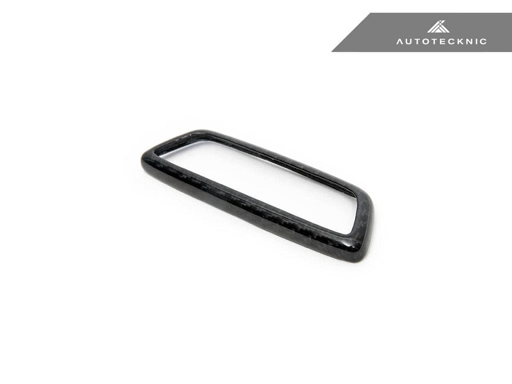 Kies-Motorsports AutoTecknic USA AutoTecknic Dry Carbon Front Seat Illuminated Emblem Surround Set - BMW M