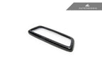 Kies-Motorsports AutoTecknic USA AutoTecknic Dry Carbon Front Seat Illuminated Emblem Surround Set - BMW M