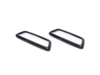 Kies-Motorsports AutoTecknic USA AutoTecknic Dry Carbon Front Seat Illuminated Emblem Surround Set - BMW M