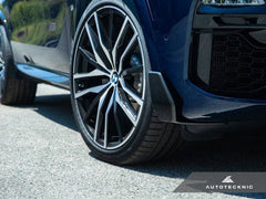 Kies-Motorsports AutoTecknic USA AutoTecknic Dry Carbon Front Winglet Splitters - G05 X5 M-Sport Pre-LCI