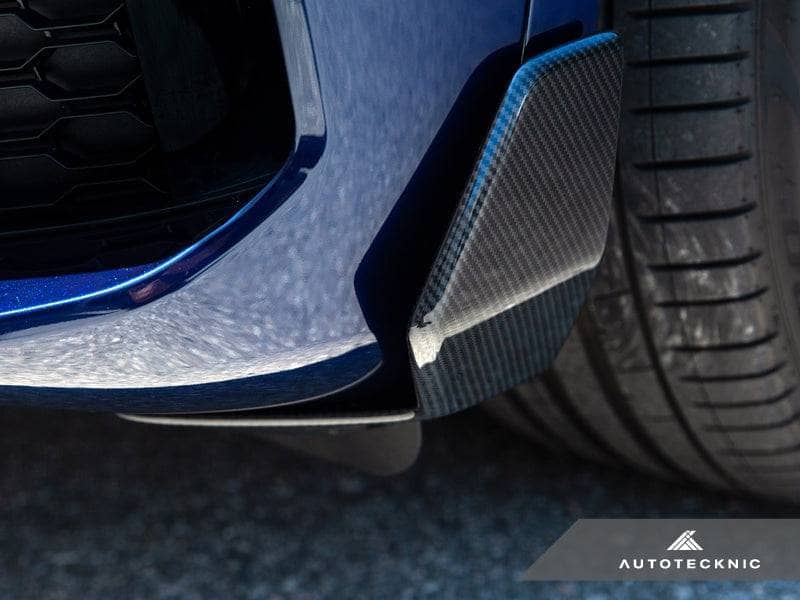 Kies-Motorsports AutoTecknic USA AutoTecknic Dry Carbon Front Winglet Splitters - G05 X5 M-Sport Pre-LCI