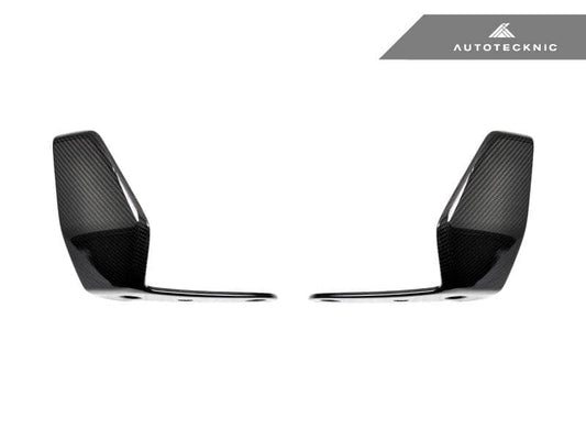 Kies-Motorsports AutoTecknic USA AutoTecknic Dry Carbon Front Winglet Splitters - G05 X5 M-Sport Pre-LCI