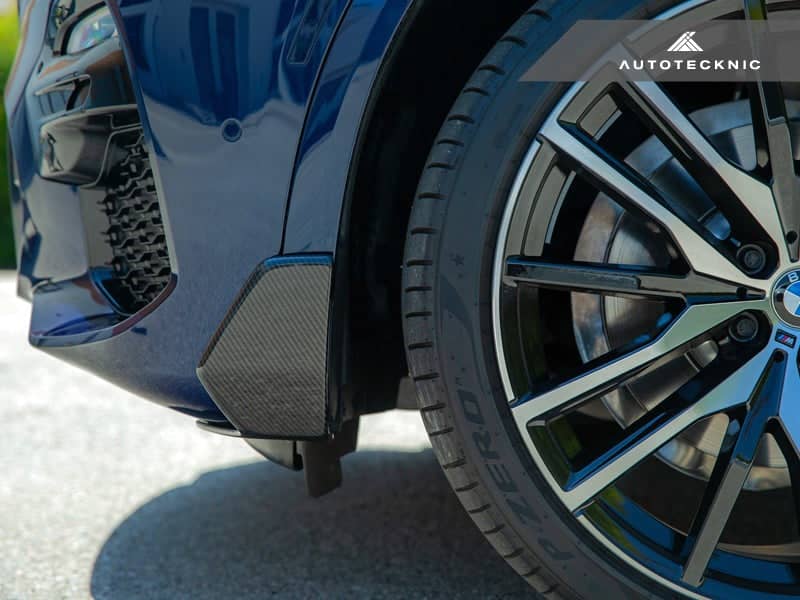 Kies-Motorsports AutoTecknic USA AutoTecknic Dry Carbon Front Winglet Splitters - G05 X5 M-Sport Pre-LCI