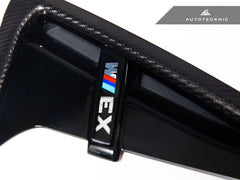 Kies-Motorsports AutoTecknic USA AutoTecknic Dry Carbon Gloss Black Fender Trim Set - F97 X3M | F98 X4M