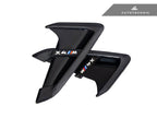 Kies-Motorsports AutoTecknic USA AutoTecknic Dry Carbon Gloss Black Fender Trim Set - F97 X3M | F98 X4M