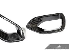 Kies-Motorsports AutoTecknic USA AutoTecknic Dry Carbon Grille Snorkel Set - Dodge Charger SRT Scat Pack 2015-2021 Dodge Charger SRT Scat Pack / 3K Twill Weave (2X2) / Gloss Finish