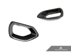 Kies-Motorsports AutoTecknic USA AutoTecknic Dry Carbon Grille Snorkel Set - Dodge Charger SRT Scat Pack 2015-2021 Dodge Charger SRT Scat Pack / 3K Twill Weave (2X2) / Gloss Finish