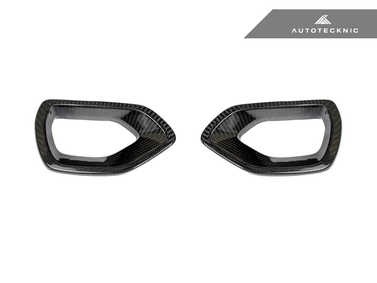 Kies-Motorsports AutoTecknic USA AutoTecknic Dry Carbon Grille Snorkel Set - Dodge Charger SRT Scat Pack 2015-2021 Dodge Charger SRT Scat Pack / 3K Twill Weave (2X2) / Gloss Finish