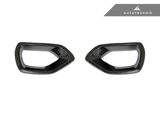 Kies-Motorsports AutoTecknic USA AutoTecknic Dry Carbon Grille Snorkel Set - Dodge Charger SRT Scat Pack 2015-2021 Dodge Charger SRT Scat Pack / 3K Twill Weave (2X2) / Gloss Finish