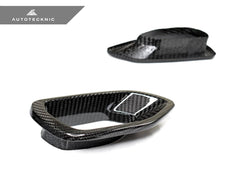 Kies-Motorsports AutoTecknic USA AutoTecknic Dry Carbon Grille Snorkel Set - Dodge Charger SRT Scat Pack 2015-2021 Dodge Charger SRT Scat Pack / 3K Twill Weave (2X2) / Gloss Finish
