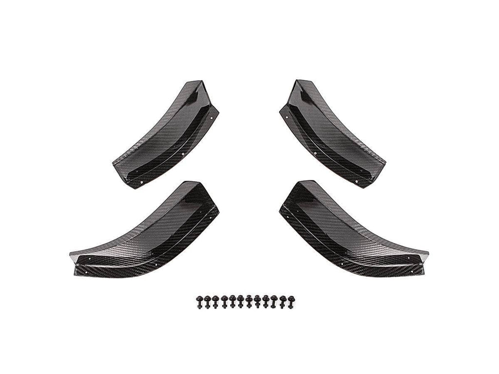 Kies-Motorsports AutoTecknic USA AutoTecknic Dry Carbon GT4 Canard Set - BMW G80 M3 | G82 M4