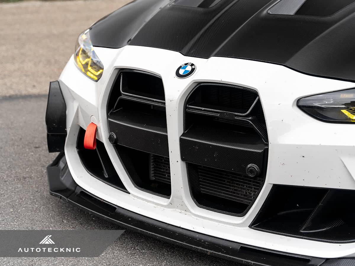 Kies-Motorsports AutoTecknic USA AutoTecknic Dry Carbon GT4 Canard Set - G80 M3 | G82 M4