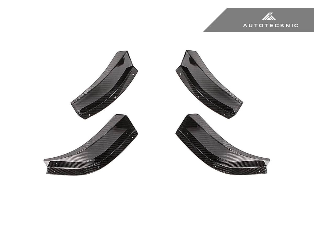 Kies-Motorsports AutoTecknic USA AutoTecknic Dry Carbon GT4 Canard Set - G80 M3 | G82 M4