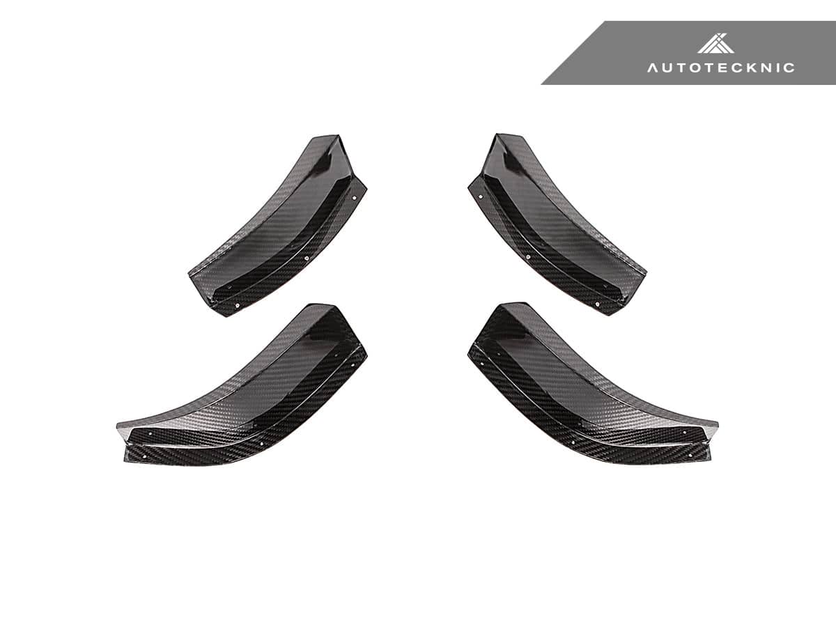 Kies-Motorsports AutoTecknic USA AutoTecknic Dry Carbon GT4 Canard Set - G80 M3 | G82 M4