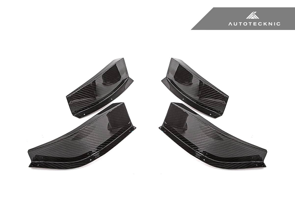Kies-Motorsports AutoTecknic USA AutoTecknic Dry Carbon GT4 Canard Set - G80 M3 | G82 M4